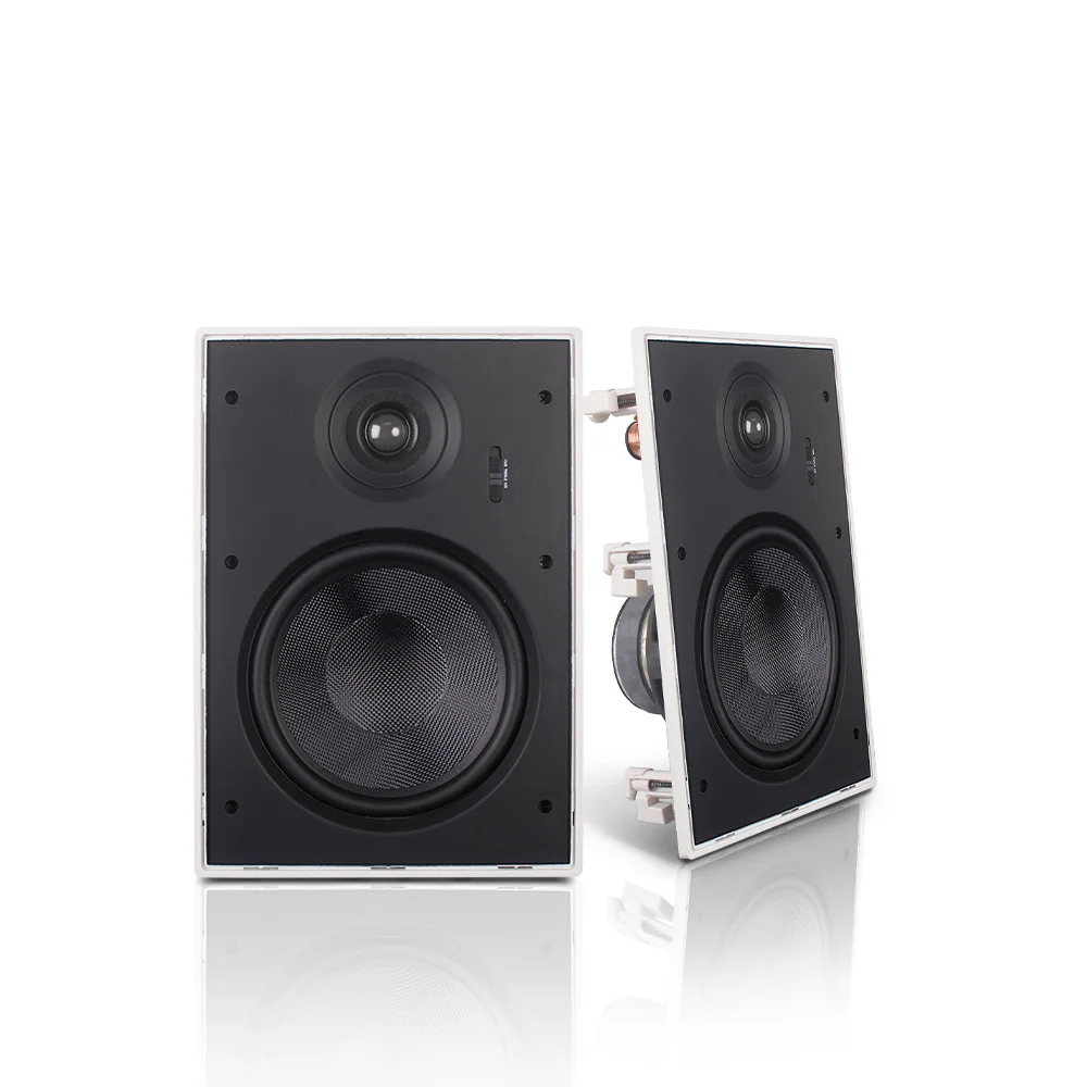 Duża moc 80W prostokątny koncentryczny głośnik sufitowy 8-calowy radio HiFi głośnik kina domowego nagłośnienie adres publiczny róg