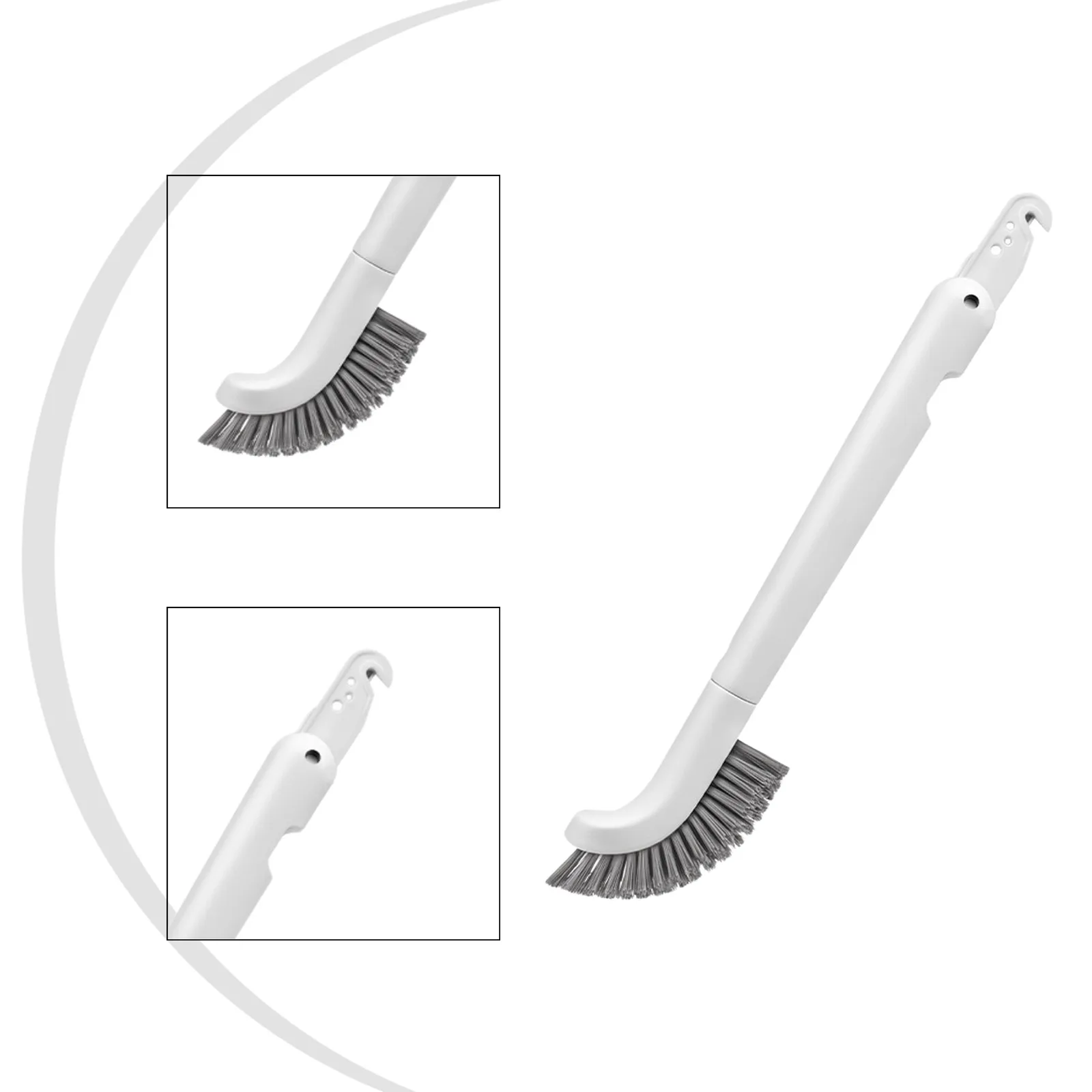 Multi-Functional Cleaning Brush for Vacuum and Mop Use with Plastic Material for Cleaning Hard-to-Reach Household Areas