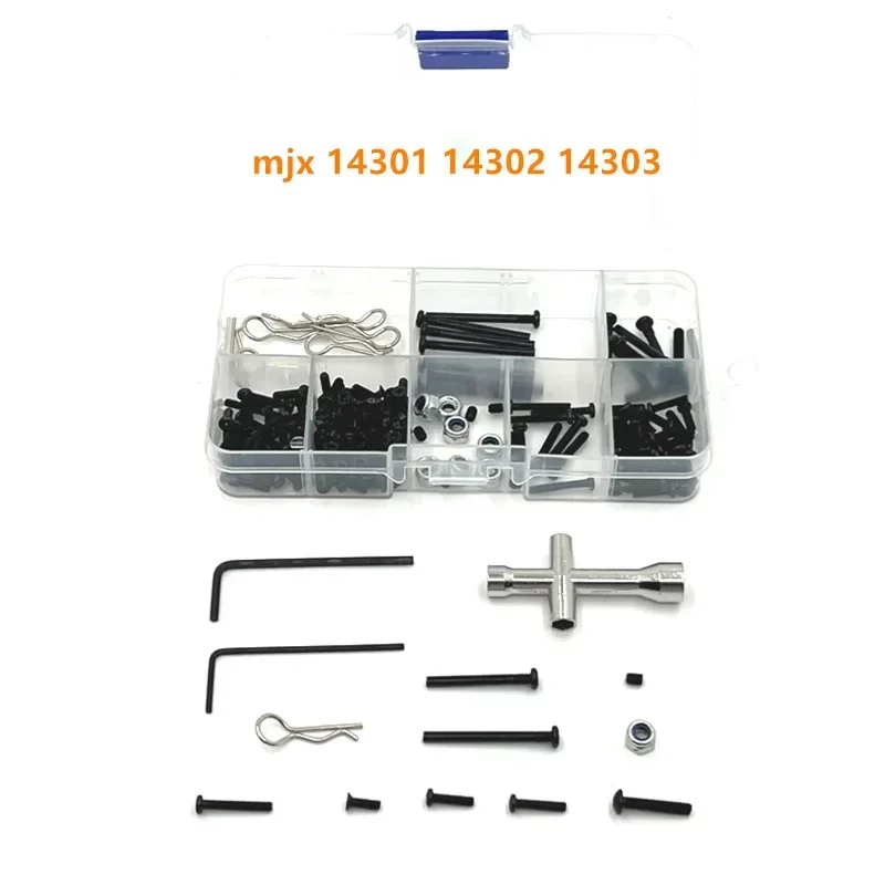 MJX 14301 14302 14303 Metal Screws Fastener Kit Repair Tools 1/16 RC Car Spare Parts