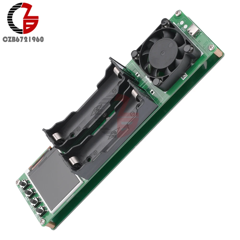 Imagem -03 - Lithium Battery Capacidade Tester Resistência Interna Automática Módulo Detector de Energia Dual Tipo-c Interface 18650