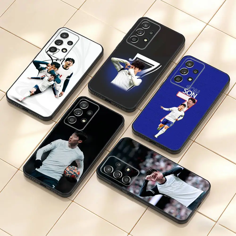 Heung Min Son KR Sports Star Phone Case For Samsung S25,S24,S21,S22,S23,S30,Ultra,S20,Plus,Fe,Note,10,9,5G Black Cover