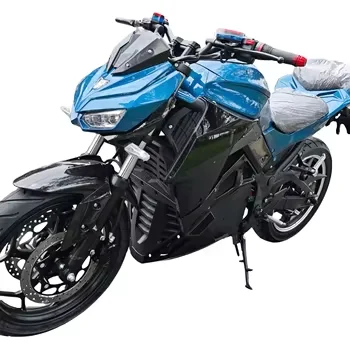 High Quality 3000W Electric Motorcycle 40A Lithium Battery 110km/h Max Speed 100km Range Cruiser