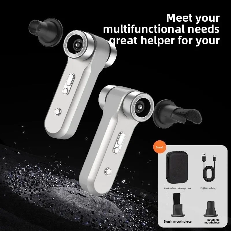 Violent Turbo Fan Blowing Snow Pocket Portable Wireless Hair Dryer Blowing Ash Photography Wind Artifact