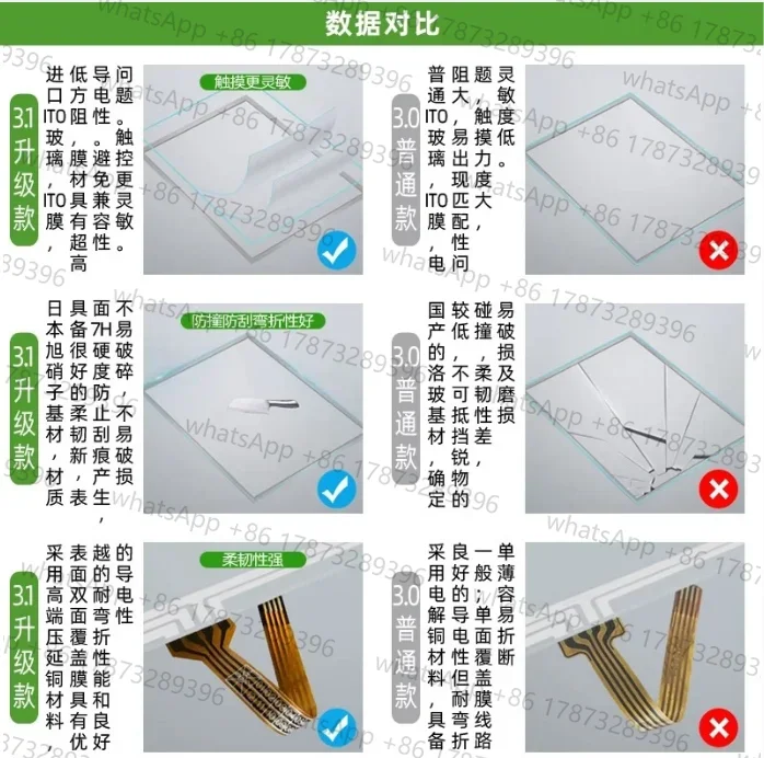 Neue Tastatur für OP376AV36376AV3637-1ML00-0AX00AX1 Tastatur P37 6AV3637-1LL00-0AX1 Folientastatur Film & Glas