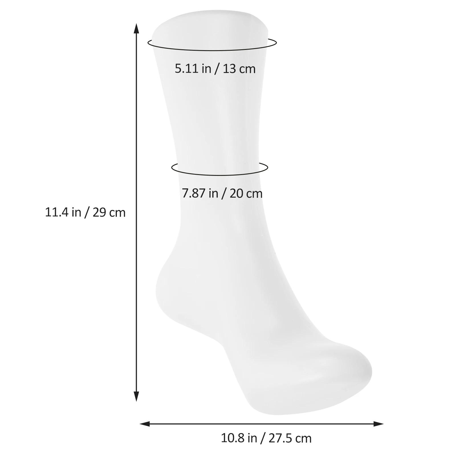 

2pcs Women Socks Display Props Hard Stand Plastic Shoes Feet Model Female Mannequin Foot Realistic Human Leg Design Small Light