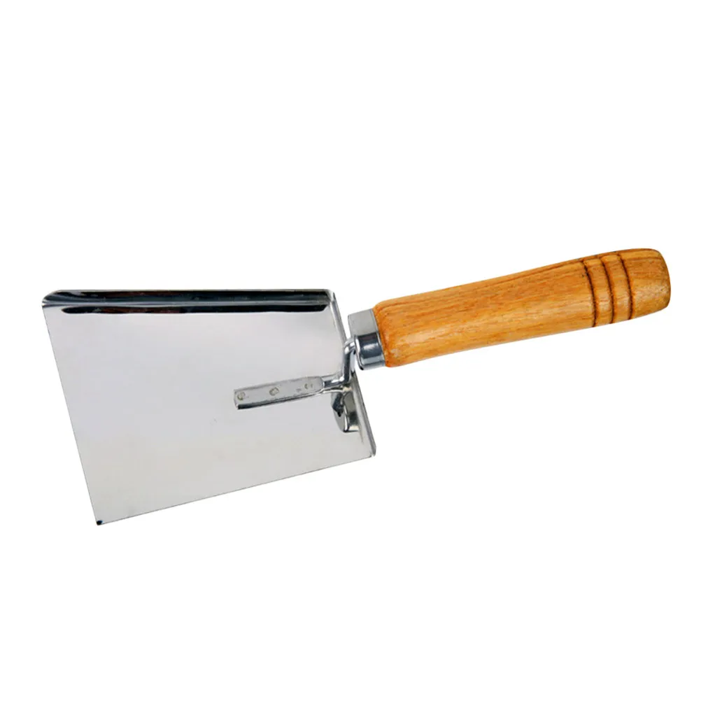 Beehive Scraping Shovel Stainless Steel Wood Handle Beekeeping Cleaning Tool Hive Frame Scraper Portable Hive Cleaner