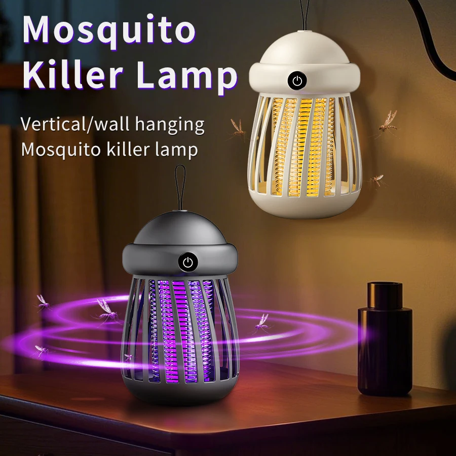 

Electric Shock Mosquito Killer Lamp USB Fly Trap Zapper Insect Killer Repellent Bedroom Outdoor Anti Mosquito Trap Night Light