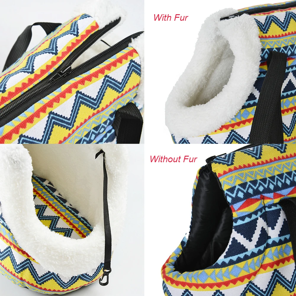 حقيبة ظهر محمولة للكلاب الصغيرة والمتوسطة ، حقائب كتف القطط ، سفر الجرو ، المشي ، المشي ، حاملات الحيوانات الأليفة في الهواء الطلق ، شيهواهوا