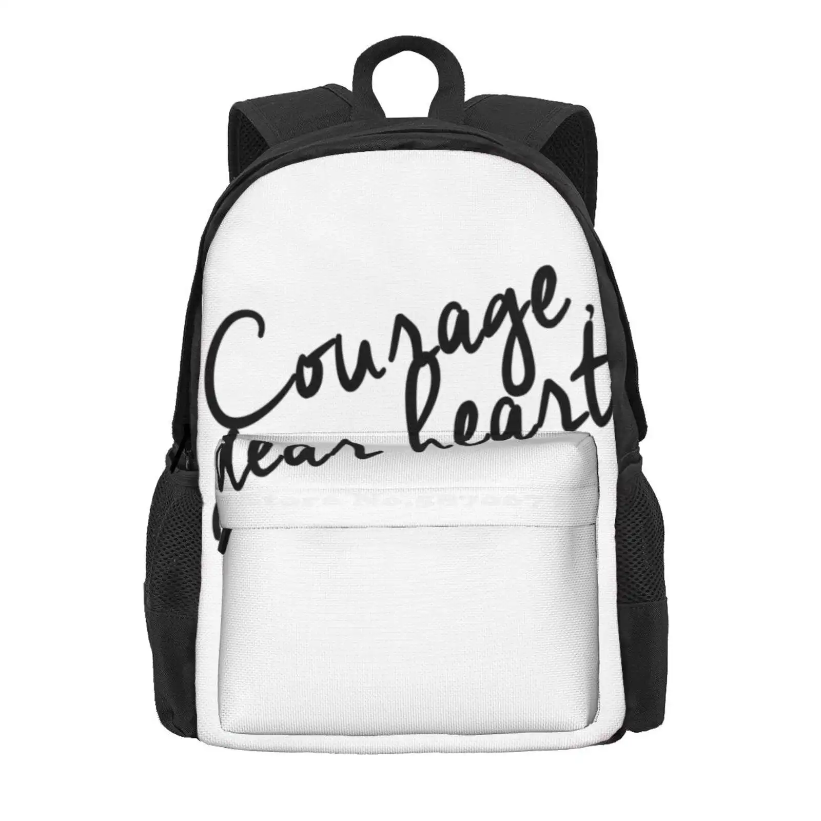 C.S. Lewis Quote The Chronicles Of Narnia Courage Dear Heart Hot Sale Schoolbag Backpack Fashion Bags The Of The Dawn Treader C