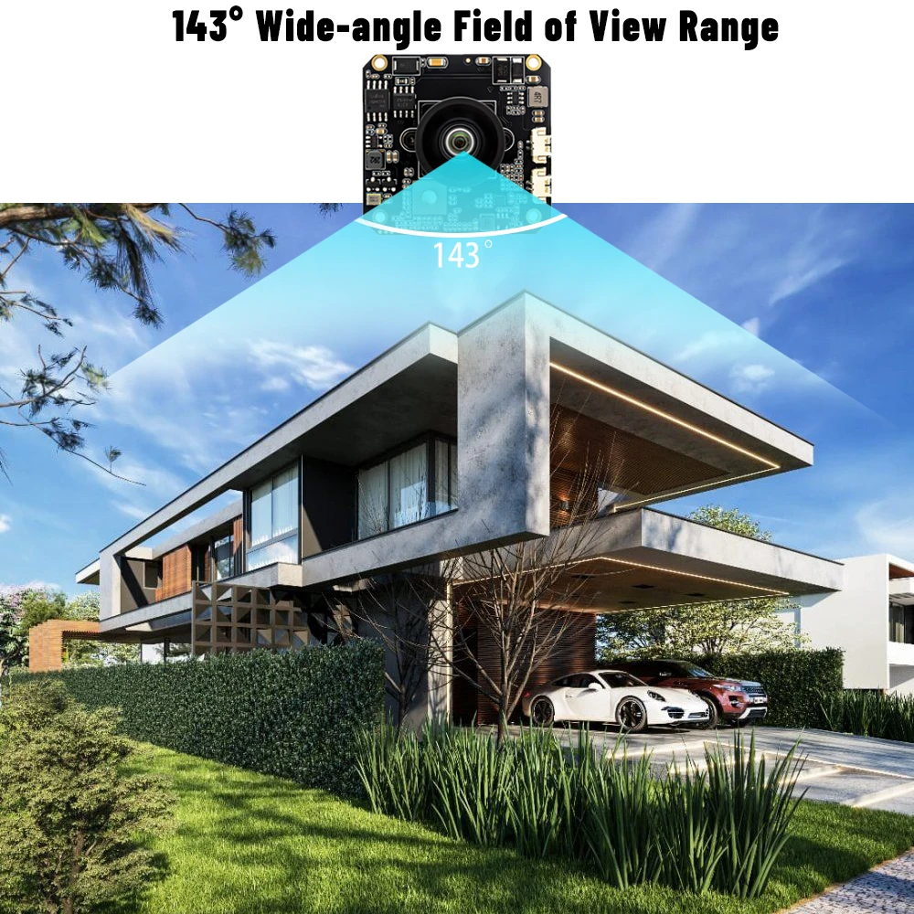 WGWK 4K IMX415 IP Camera Module Board 8.0Megapixel 30FPS Low illuminance Onvif H.265 RTSP P2P Openipc Videolink Security Webcam