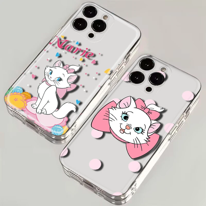 A1 Disney Marie Cat Soft Case for Moto G9 Powe One Pro E12 E22I E22 G52 G42 G32 G22 G23 Z2 Z Play P40 P30 Edge 30