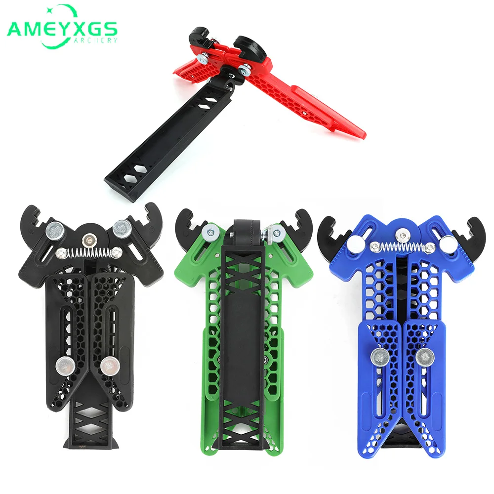 

Adjustable Compound Bow Stand Archery Portable Bracket Strong Stability of Triangular Structure for Bow Accessory Sport Hunting