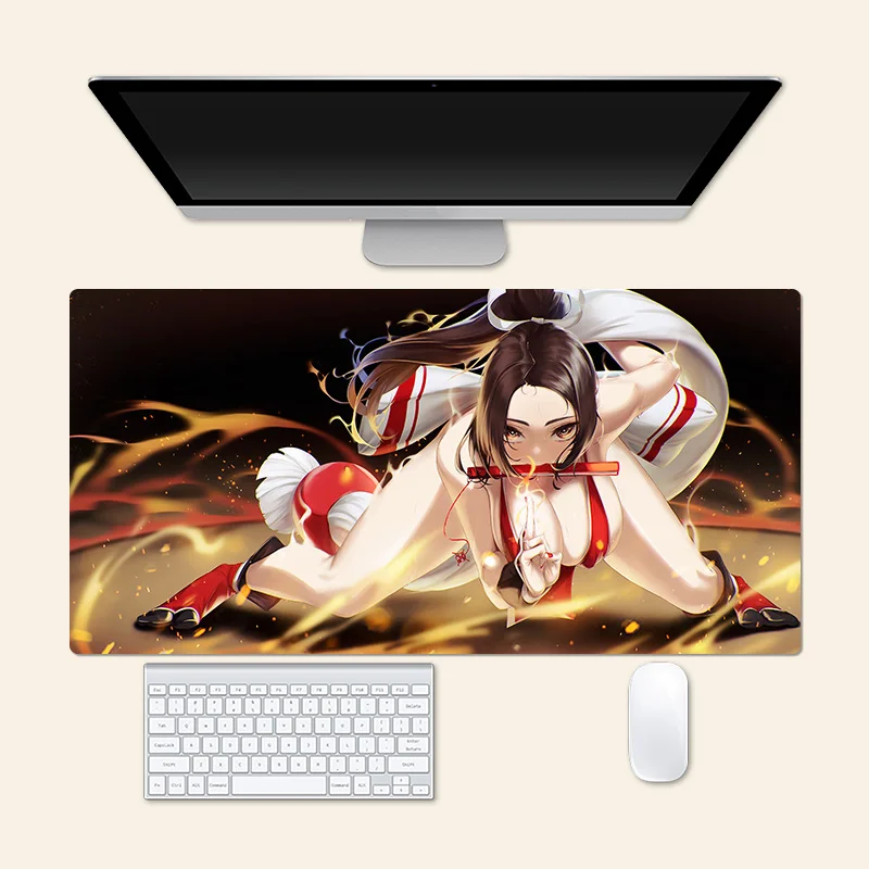 

Sexy Ninja Mai Shiranui Anime Large Mouse Pad Game PlayMat Creative Desk Mat Office Mousepad