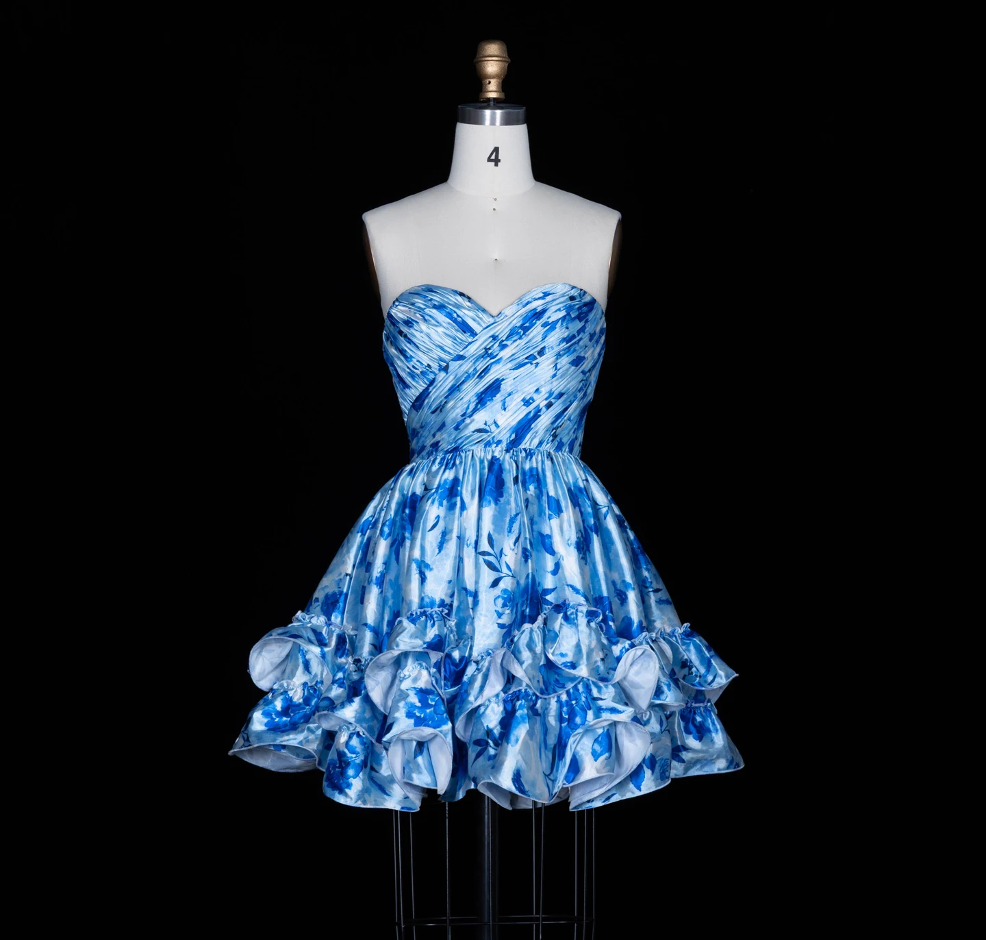 Sharon Said Homecoming Dress Elegant A-Line Sweetheart Floral Print Pleated Dubai Cute Birthday Prom Party Gown RM176 Customized