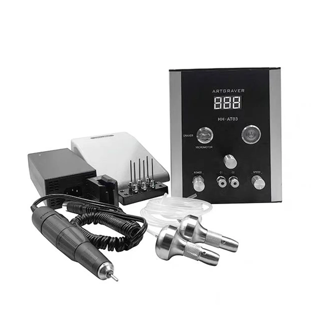 Air-free Professional Designer Crafts Goldsmith Making Tools LK-AT03 Multifunction Pneumatic Jewelry Engraver Machine