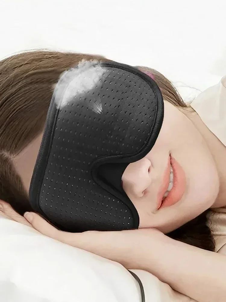 3D-Lichtblockierende Schlaf-Augenmaske für Männer und Frauen, atmungsaktiver Sportstoff, ideal für Reisen, Nachtschlaf, Nickerchen