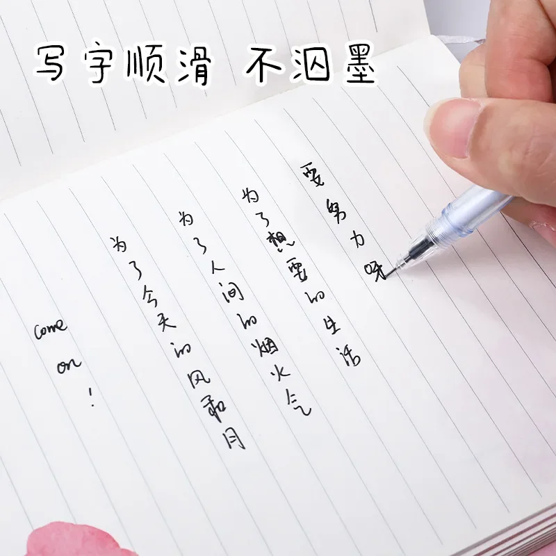 1 قطعة قلادة على شكل فراشة لعبة هلام القلم Ins قلم حبر أسود اللوازم المكتبية المدرسية القرطاسية لطيف Kawaii الإبداعية جميل الحلو