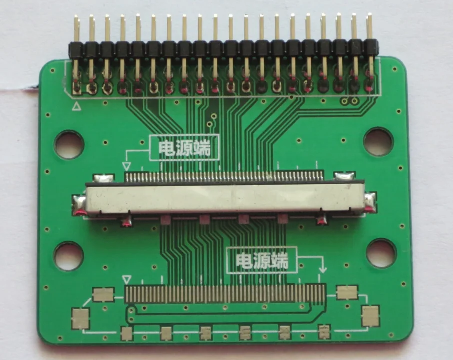 

LVDS to LVDS 51P dual 8 10 universal adapter board, change screen repair board adapter board left power supply adapter