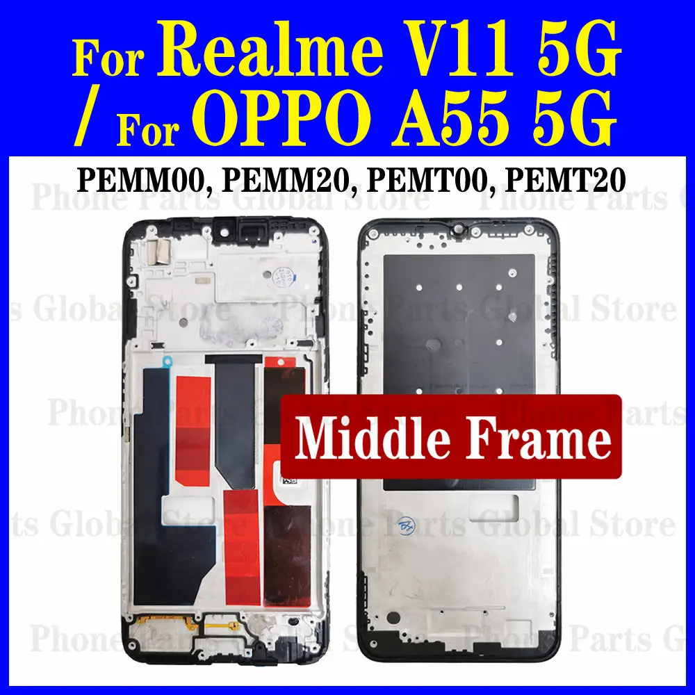 realme-v11-5g-quadro-medio-para-oppo-a55-tampa-pecas-de-reposicao-pemm00-pem20-pemt00-pemt20