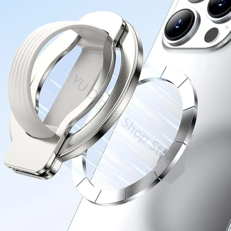 96BA Portable Phone Mount Support With Detachable Ringing For Car Home And Office Use 360 Degree Rotating And Secure Attachment
