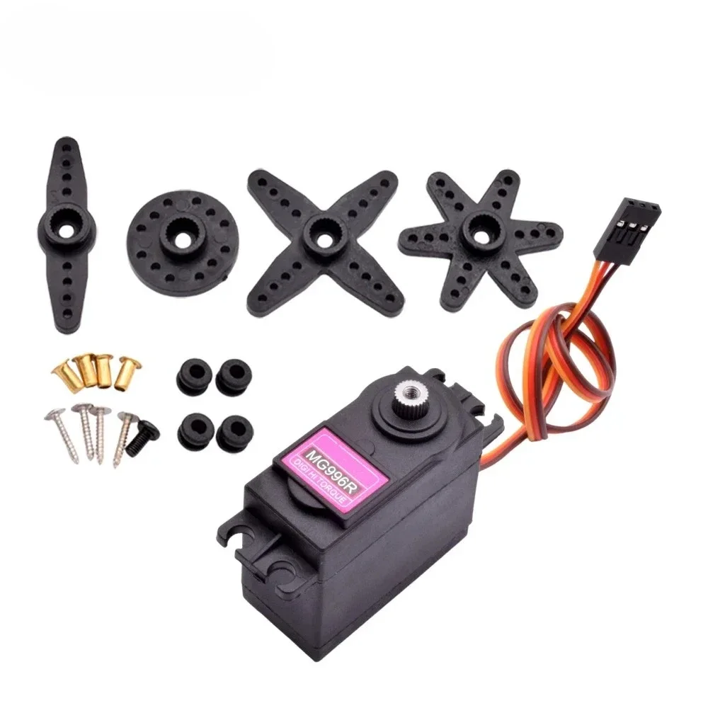 MG996R MG995 servomoteur 180 360 JR Rotation de direction MG 996 couple élevé engrenage métallique pour voiture RC hélicoptère Robot Arduino