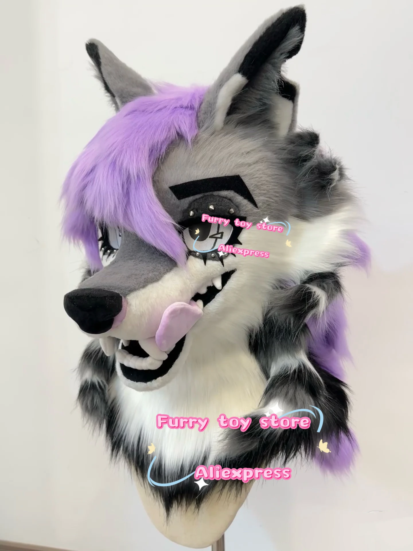 

Furry Head Fursuit Headsets CuteCosplay Dog Wolf Head Costumes Customized Fursona Comiket Furries Doll Kig Series Kawaii Animal