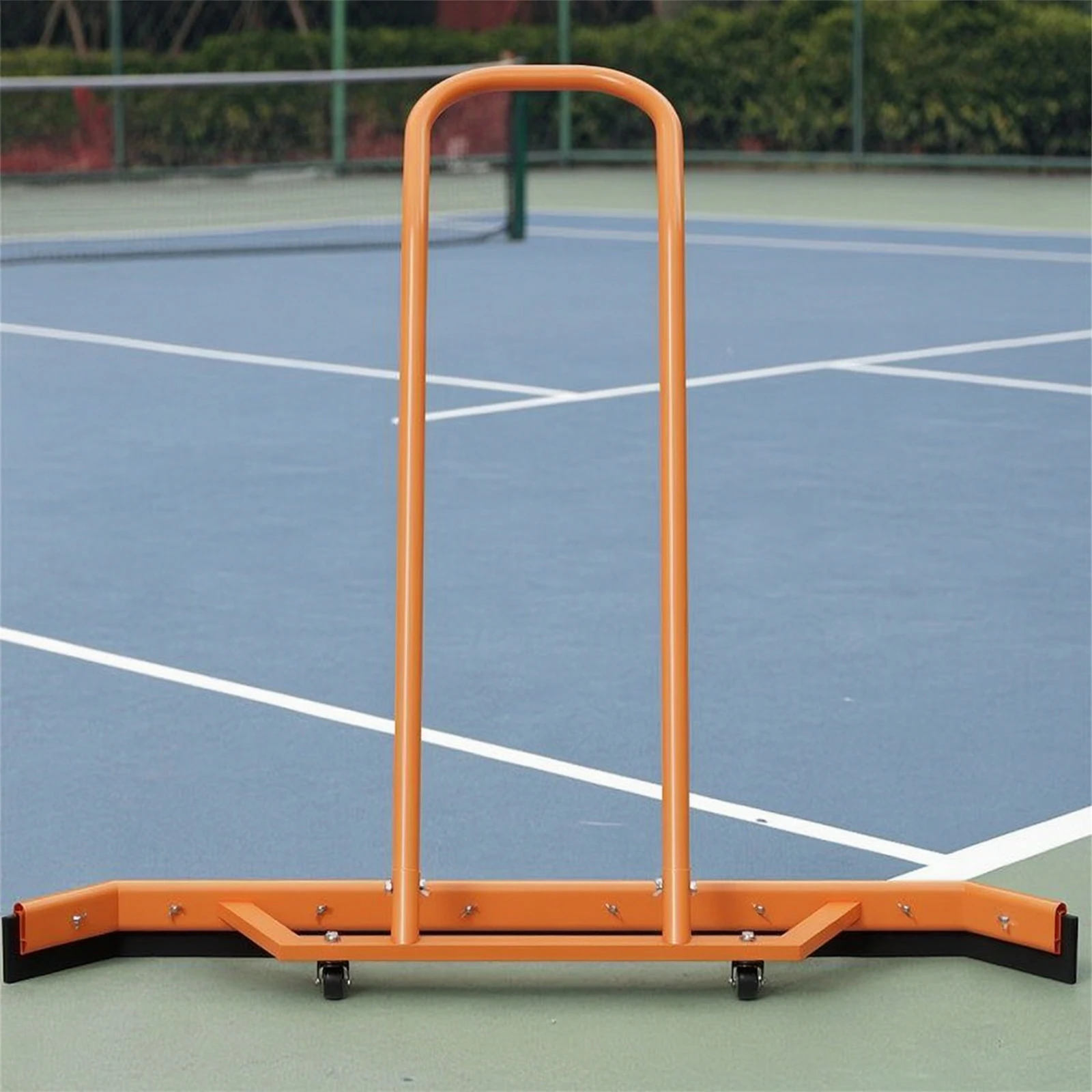 Tennis Court Water Remover Wheeled Court Squeegee Floor Squeegee with Wheels Wide Floor Water Remover Aluminum