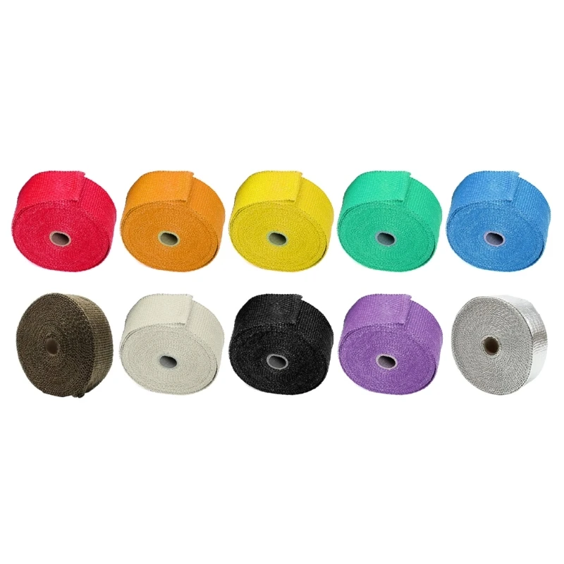 オートバイの排気サーマルテープラップマフラーサーマルテープ車の断熱