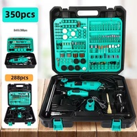 Handheld Electric Drill 30000RPM Dremel Accessories Set Mini Electric Grinder Mini Drill Engraver for Carving Polishing Cutting