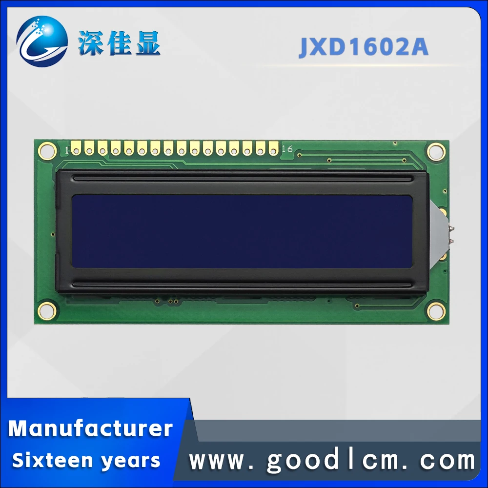 ドットマトリックスデジタルシンボルスクリーン,lcmディスプレイモジュール,高品質,業界,jxd1602a stn,16x2ライン,lcm,1602