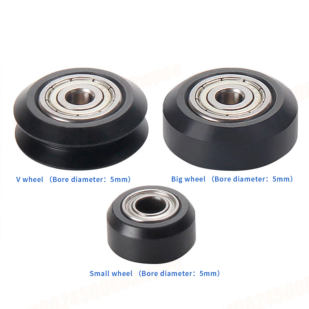 5/10/20PCS 3D Printer Polycarbonate Pulley Bearing Idler V-Slot POM Linear Bearings Openbuild for Creality CR10 Ender 5 3/3Pro