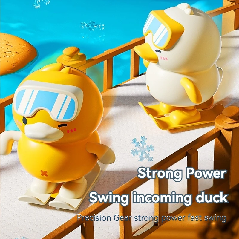 

Детские заводные лыжи, маленькая желтая утка, заводная прыгающая утка, игрушки, настольный инструмент для снятия стресса, детские развивающие игрушки