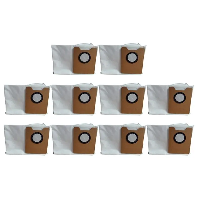 A74E-10PCS For Ecovacs Deebot  Y1 Plus Robot Vacuum Cleaner Parts Dust Bag Dust Bin Garbage Bag Vacuum Bag Accessories