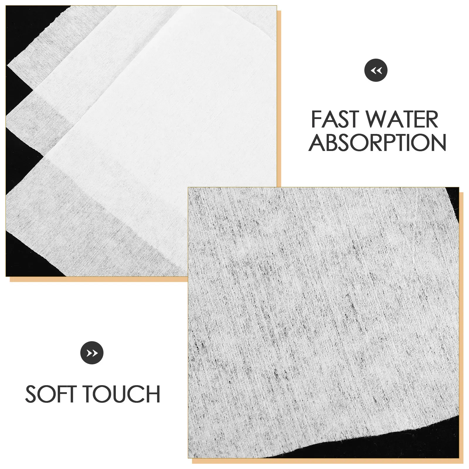 190Pcs Disposable Foot Bath Towels Non-Woven Wood Pulp Soft Absorbent Salon Spa Manicure Nail Practice Sheet