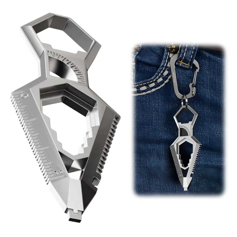 EDC Multi-functional Multi-purpose Sword, 10 In 1 Multitool Tool With Bottle Opener, Protractor, Dual-Scale Ruler