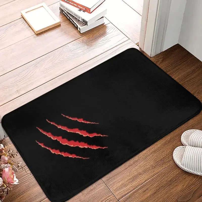 Bear Claw Scratch Front Floor Door Entrance Mat Outdoor Wildlife Adventure Bathroom Kitchen Doormat Living Room Carpet Rug