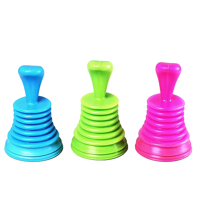 1pc Drain Cleaners Wholesale Household Powerful Sink Drain Pipe Dredge Suction Cup Toilet Plungers Dripshipping