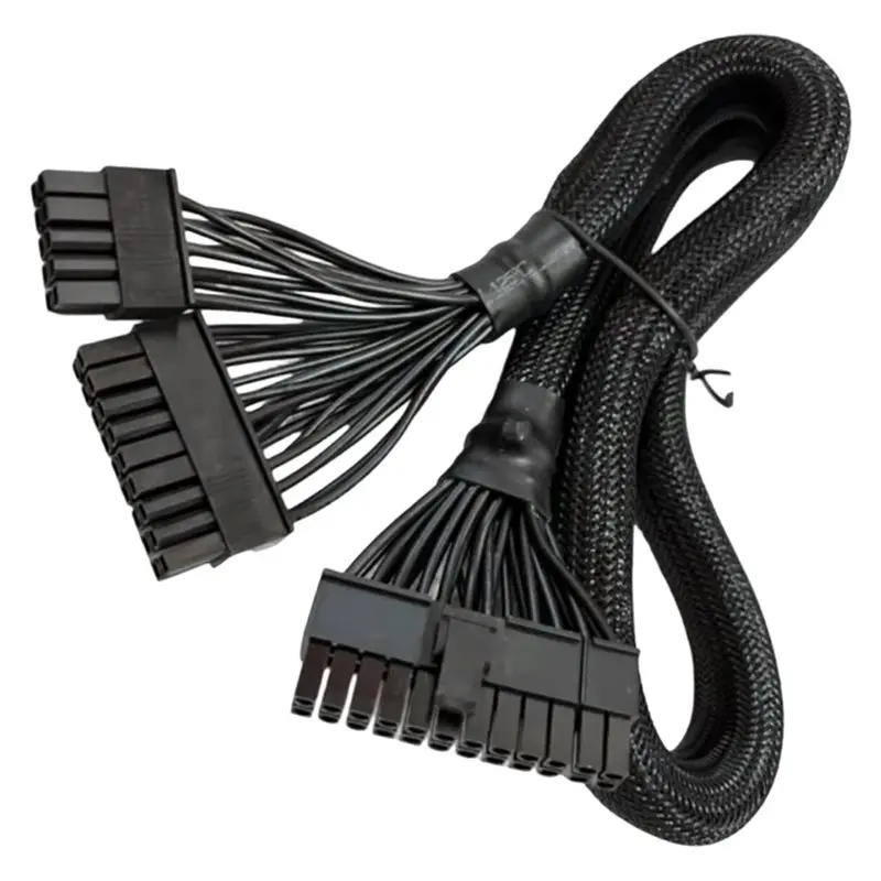 AT82-18+10-Pin To 24-Pin ATX Motherboard Power Cable Suitable For Seasonic PRIME Platinum 1600W, 1300W, 1200W, 1000W, 850W