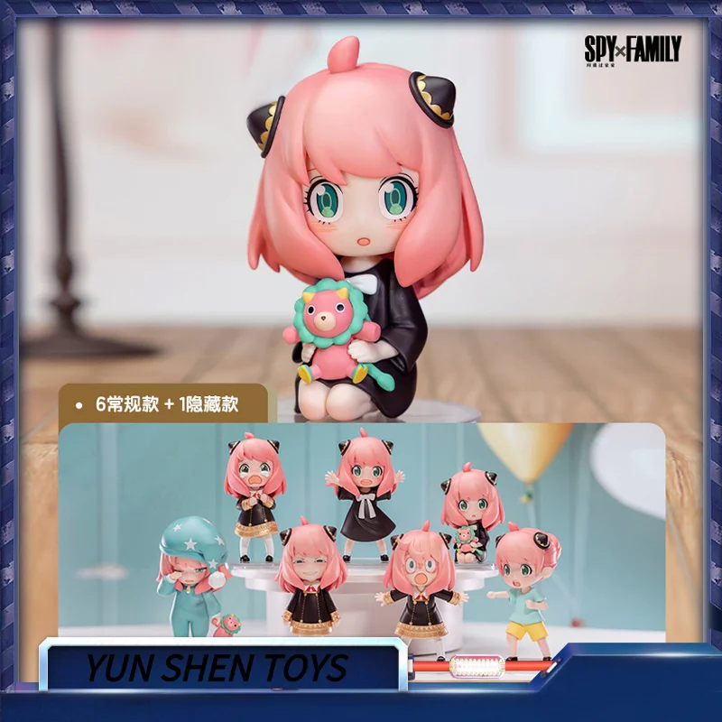 Spy×Family Anya Forger Daily Series Blind Box Figure Cartoon Animation Surrounding Figures Statues Desktop Ornaments Toy Gifts