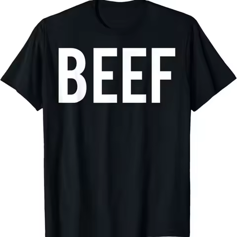 Beef T Shirt Cool new tasty BBQ food funny cheap gift tee