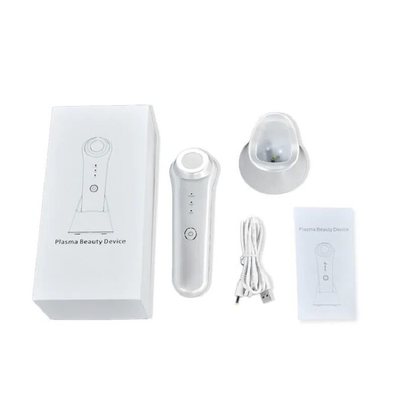 Massageador facial de plasma tratamentos cicatriz máquina de remoção de acne anti rugas dispositivo de beleza para pescoço rosto melhora o tom da pele