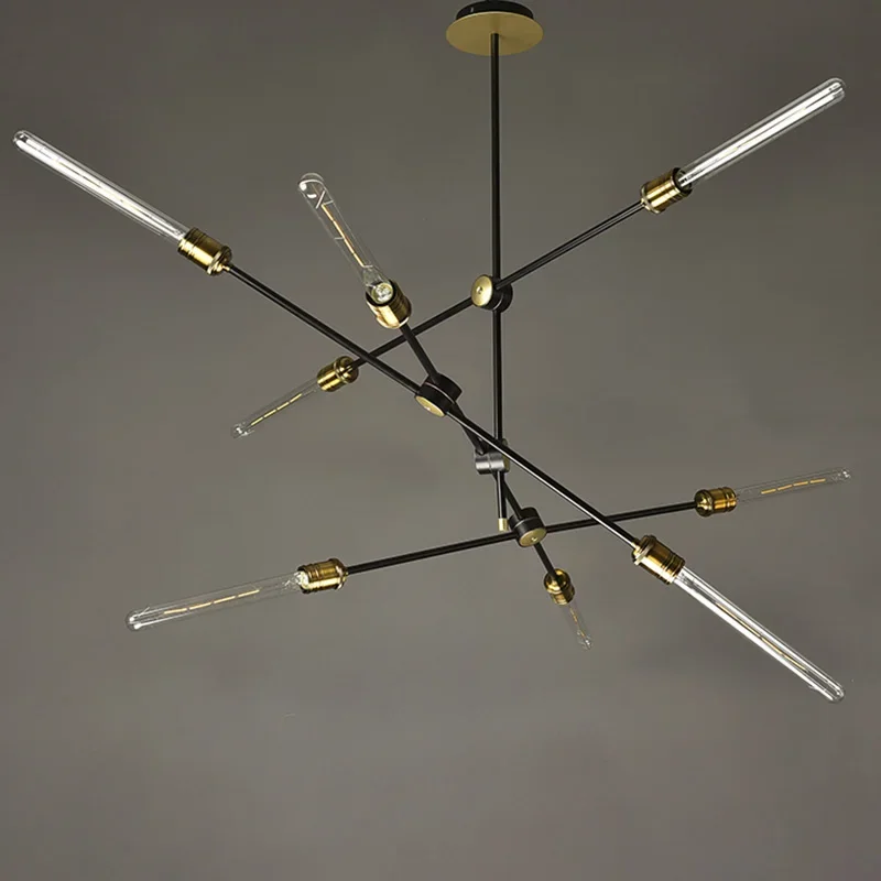 

Nordic Glass Tube LED Chandelier for Living Dining Room Kitchen Bar Bedroom Pendant Lamp Home Decoration Hanging Light Fixture