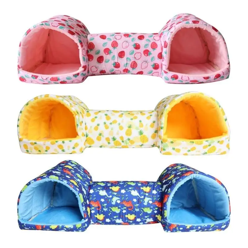 

Hamster Rodents Hideaway Toy Gerbil Bed Hideouts Pet Tunnel Cave for Ferrets Hamster Toy Guinea Pigs Toy Dropship