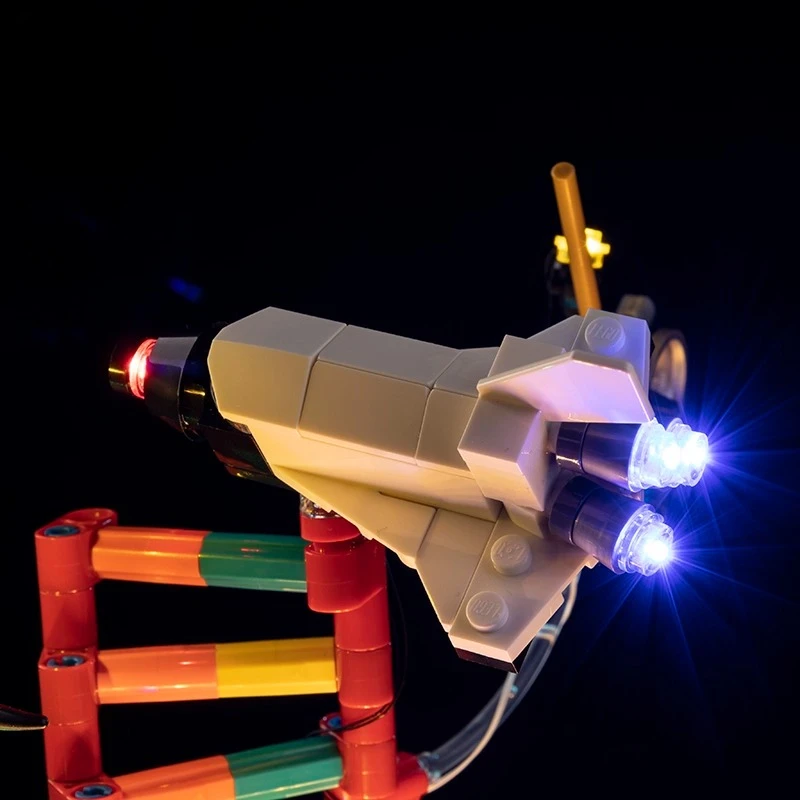 LED-verlichtingsset geschikt voor LEGO The Evolution of STEM 21355-ideeën bouwstenen (niet het stenenmodel)