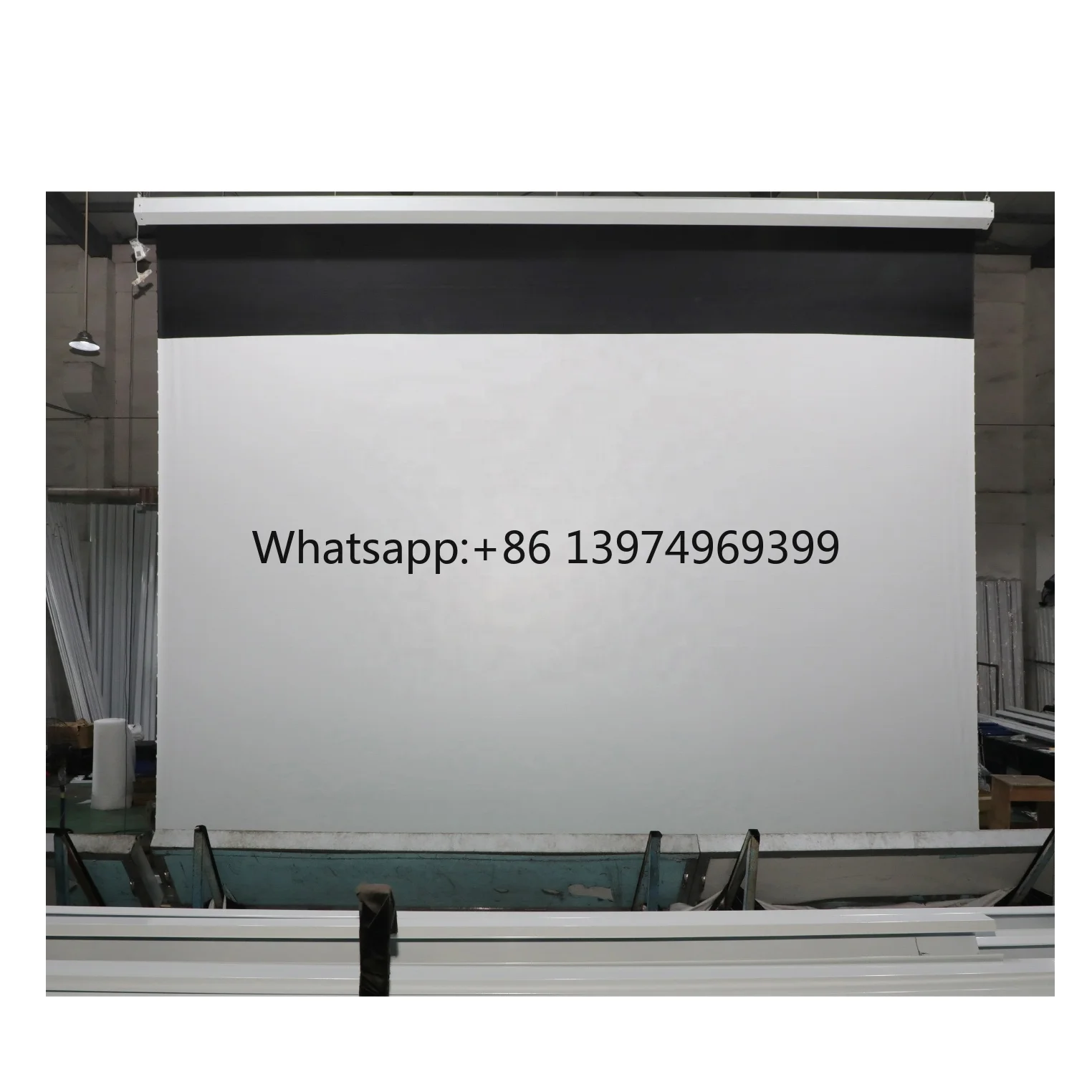 200inch Top Quality Motorized Projector Screen Electric Projection Screen with Tubular Motor