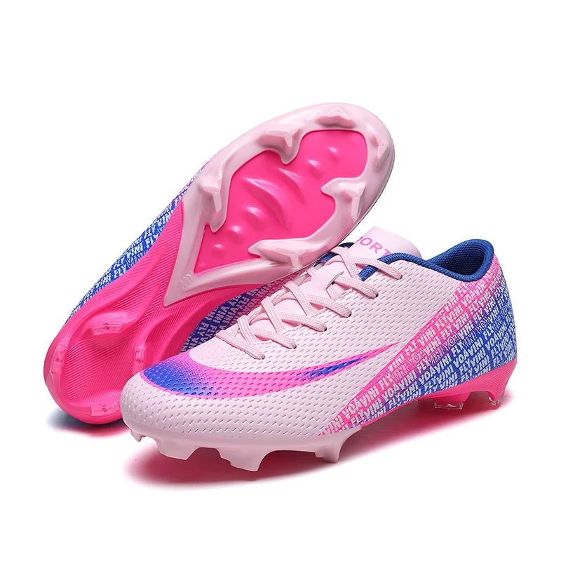 

2025New Men Soccer Shoes Football Boots Outdoor Sneakers Professional Match Grass Training Shoes Sport Non-Slip Ultralight Unise