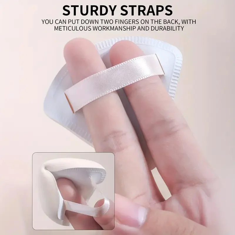 Juego de esponjas de maquillaje triangulares, 5 uds., con caja, base de doble uso en seco y húmedo, esponja de maquillaje para polvos sueltos, mezcladores de huevos de belleza