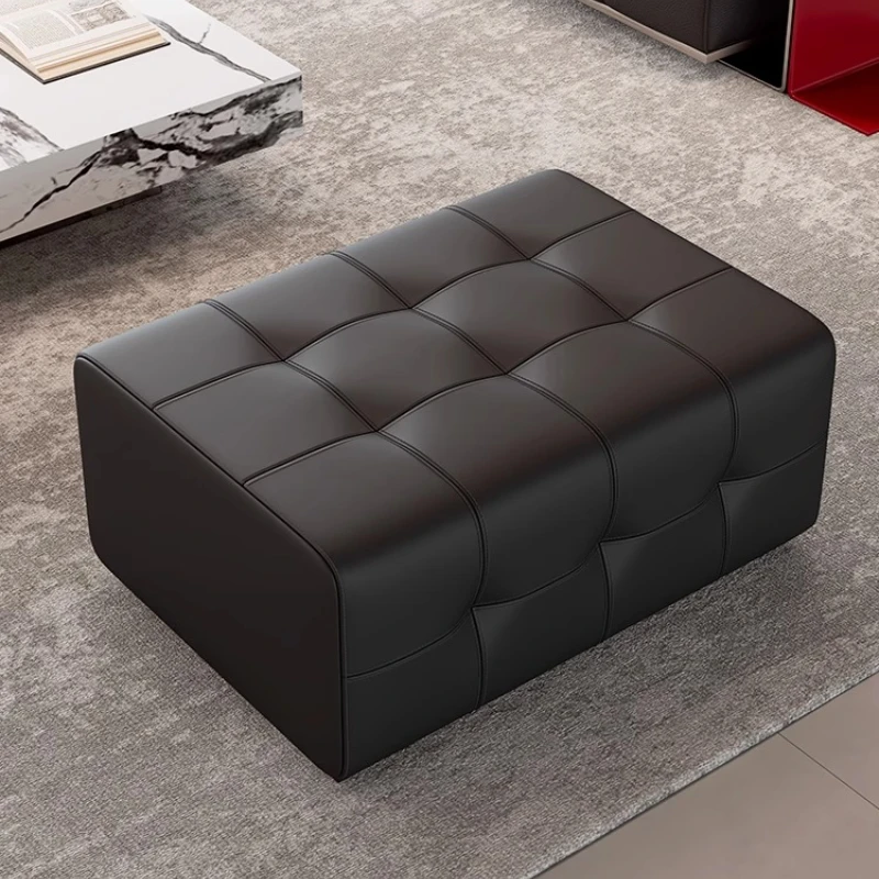%w for Footstool Premium Sofa Extension Stools Minimalist Living Room Footrest High Elasticity Sponge Change Shoe Stool*