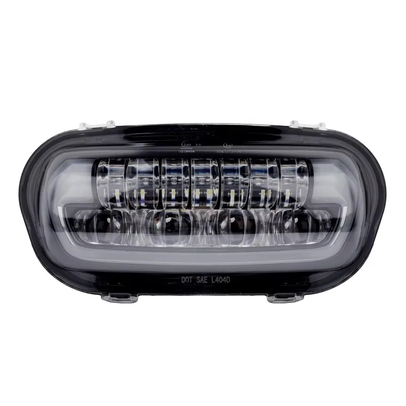 

Front LED Headlight for Softail Fat Bob FXDF FXFB 2008-2024 Hi Low Beam With Mounting Bracket