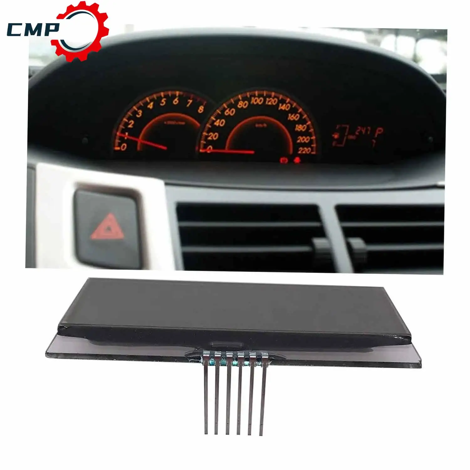 

1PC Instrument Cluster Dashboard LCD Display for Toyota Yaris 2008-2011 Replacement Gauge Screen Speedometer Odometer Display